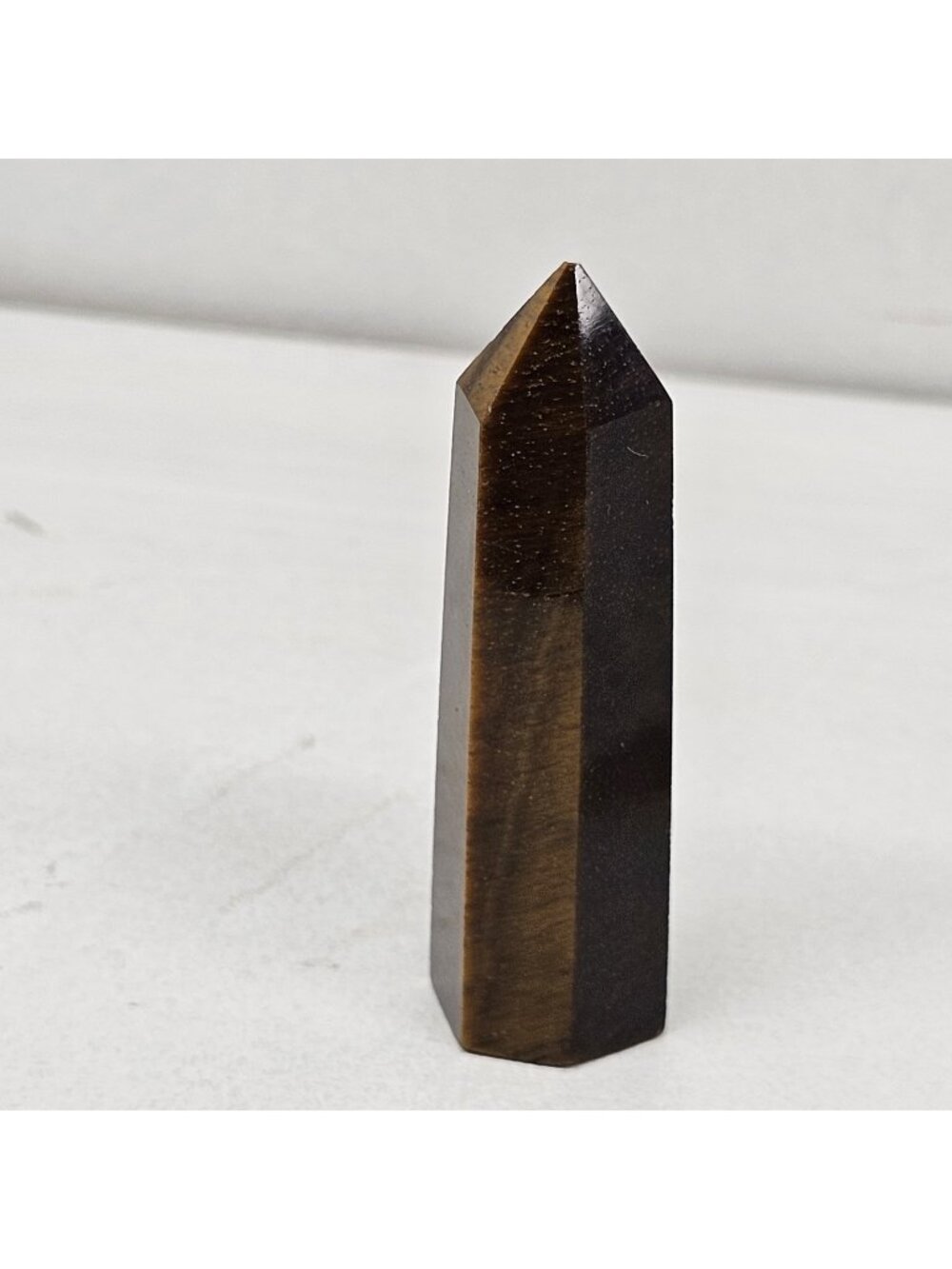 Tiger’s Eye Tower Obelisk | Protection & Prosperity Crystal | Confidence and...